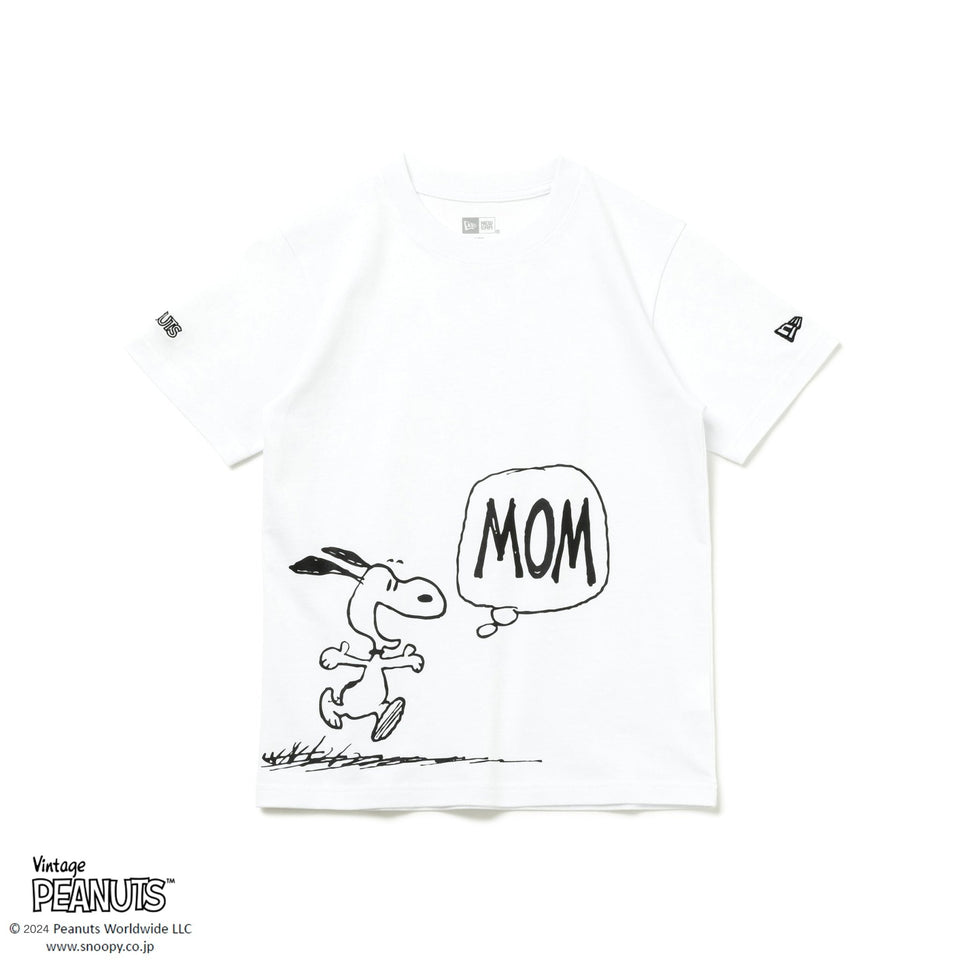 Youth 半袖 コットンTシャツ PEANUTS ピーナッツ スヌーピー ホワイト