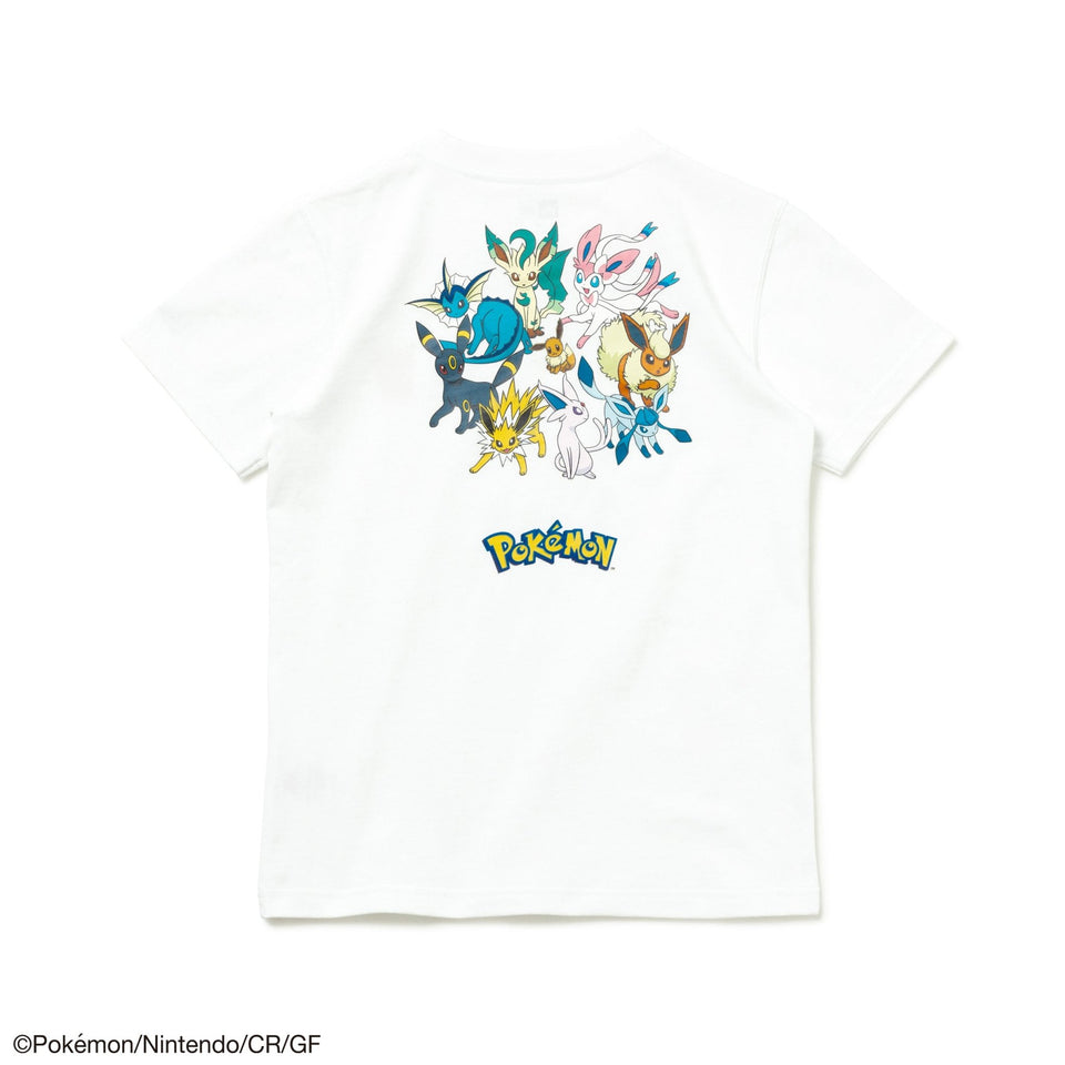 Youth 半袖 コットン Tシャツ Pokémon ポケモン ピカチュウ イーブイ ...