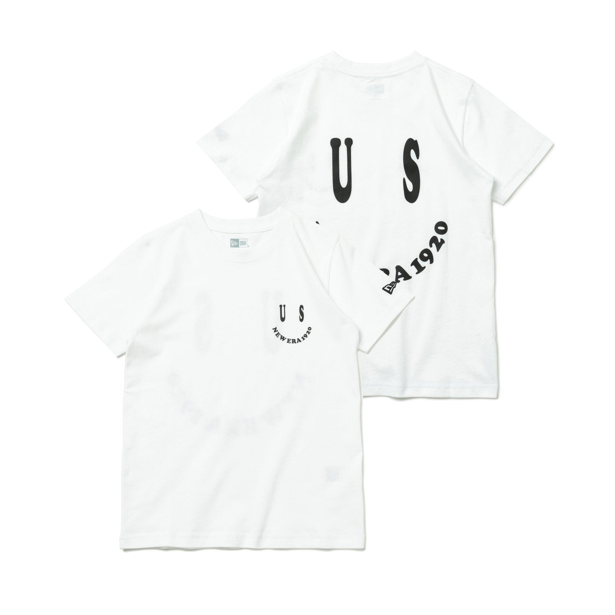 Youth 半袖 コットン Tシャツ Smile ホワイト | ニューエラオンライン